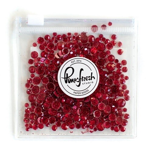 PinkFresh Studio - Glitter Drops - Ruby - PF103ES