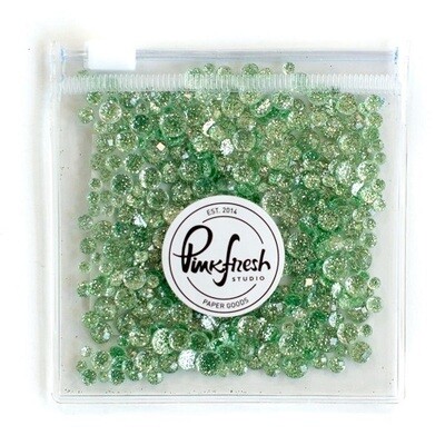 PinkFresh Studio - Glitter Drops - Leaf - PF096ES