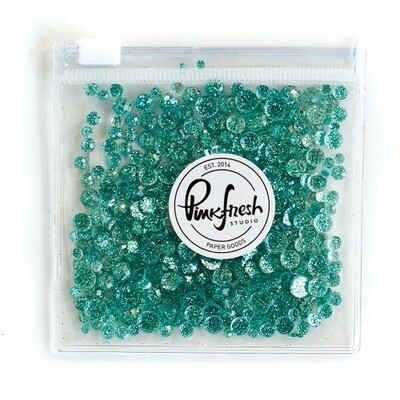 PinkFresh Studio - Glitter Drops - Aqua - PF097ES