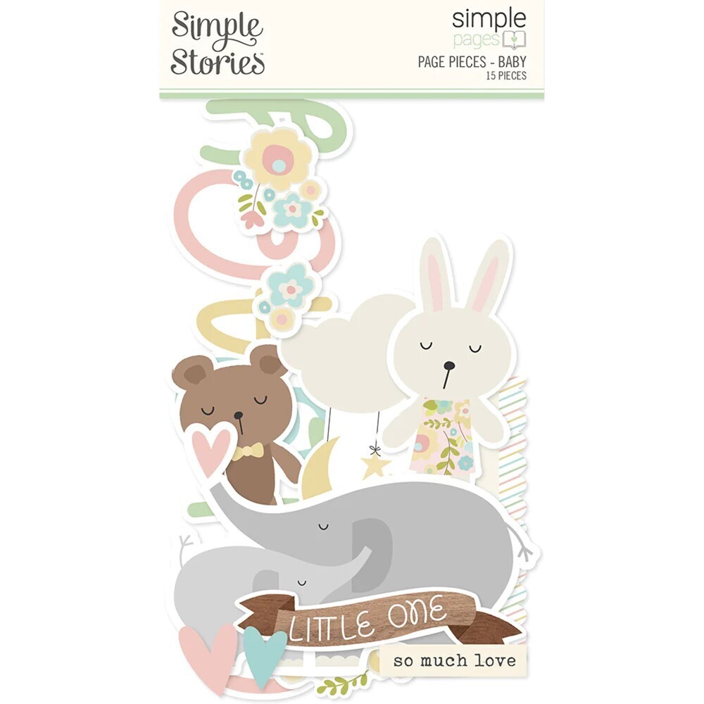 Simple Stories - Baby - Page Pieces - SSSPPP15916 - 15 pcs