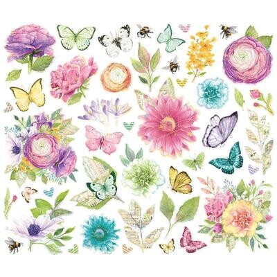 Bits &amp; Pieces Die Cuts - Floral