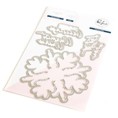 PinkFresh Studio - Folk Snowflake - Die Set - 209023 - 4pcs