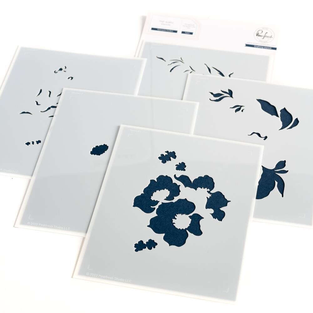 PinkFresh Studio - Nothing But The Best - Layered Stencil -  190323 - 5 pcs