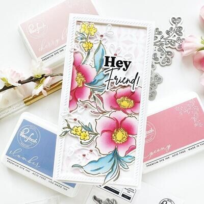 PinkFresh Studio - Nothing But The Best - Layered Stencil -  190323 - 5 pcs