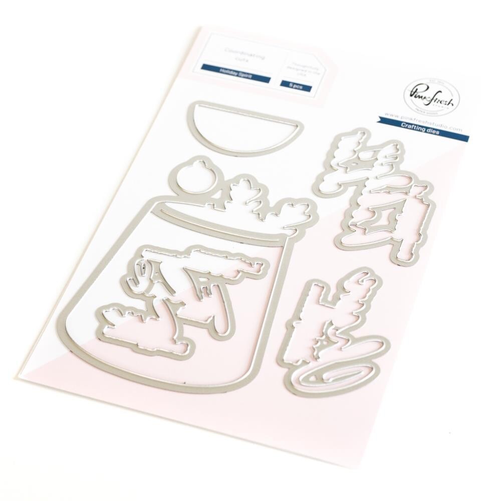 PinkFresh Studio - Holiday Spirit - Die Set - 209923 - 5 pcs