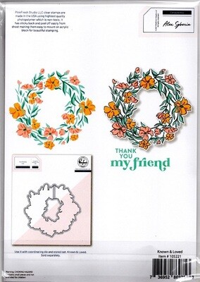 PinkFresh Studio - Die - Known &amp; Loved - 105321- 1Pcs