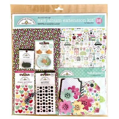 Doodlebug Design Inc - My Happy Place Collection - Extension Kit - 8 x 8 - DB8342