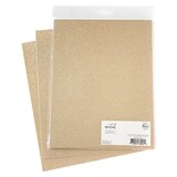 PinkFresh Studio - Essentials - Glitter Cardstock - 8.5&quot; x 11&quot; - Rose Gold - PF149ES - 6 sheets