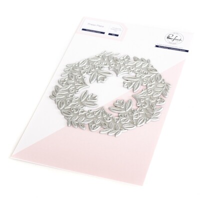 PinkFresh Studio - Floral Octagon Frame - LetterPress Plate - 217323