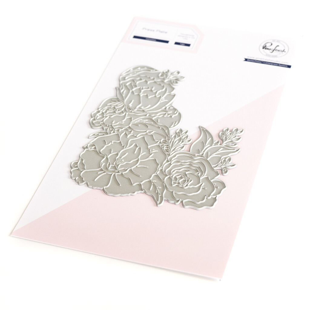 PinkFresh Studio - Camellias - LetterPress Plate - 217123