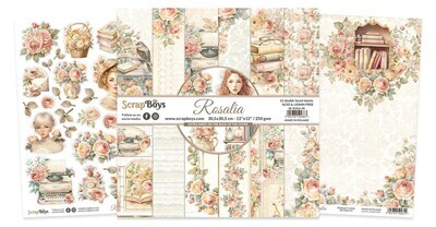 ScrapBoys - 12 x 12 Collection - Rosalia - ROSA-08 - 12 Sheets