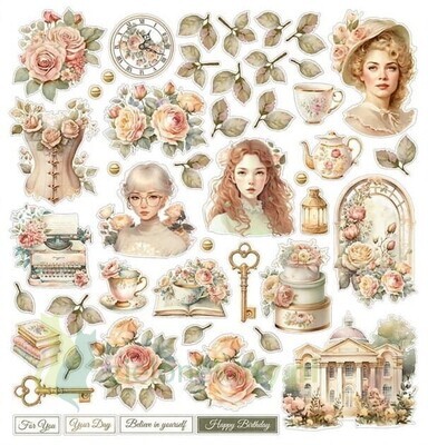 ScrapBoys - 12 x 12 Collection - Rosalia - ROSA-08 - 12 Sheets