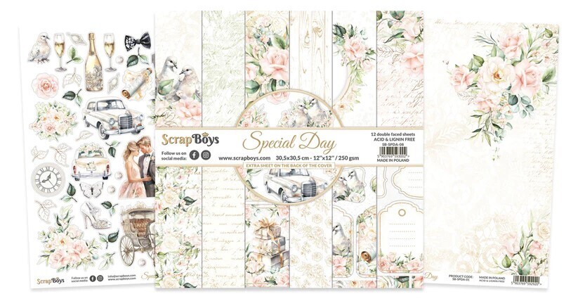 ScrapBoys - 12 x 12 Collection - Special Day - SPDA-08 - 12 Sheets