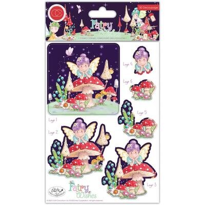 Craft Consortium - Fairy Wishes Collection - Decoupage Pad - CDPAK013 - 10 sheets