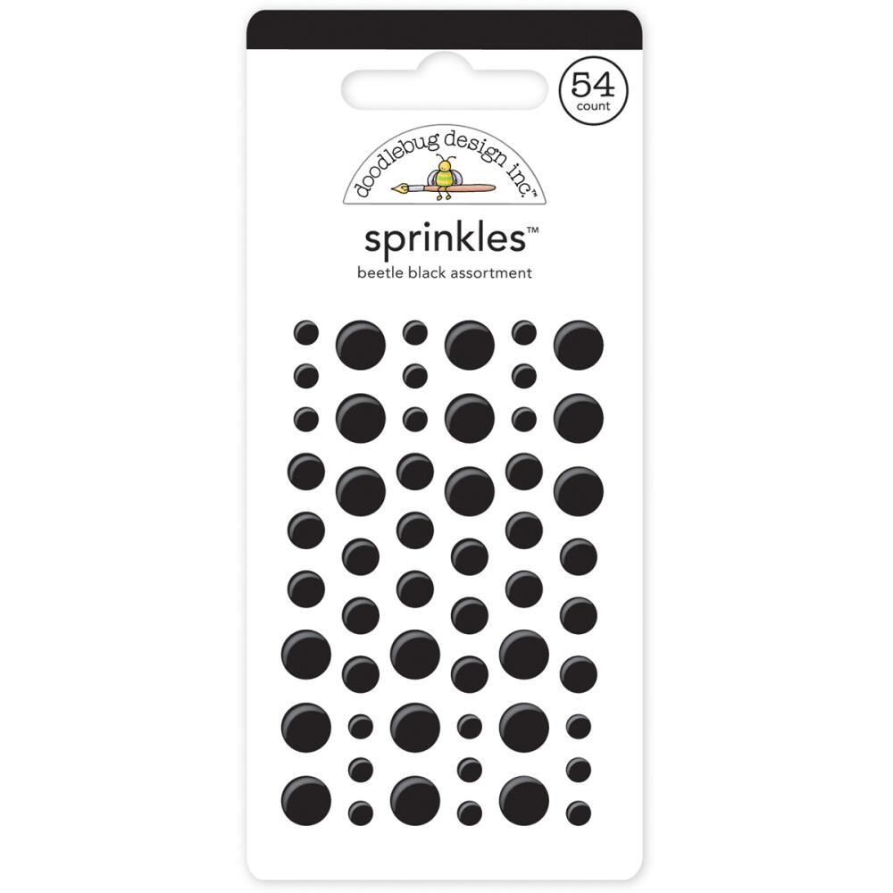 Doodlebug Design Inc - Sprinkles - Dots - Beetle Black - DB8213