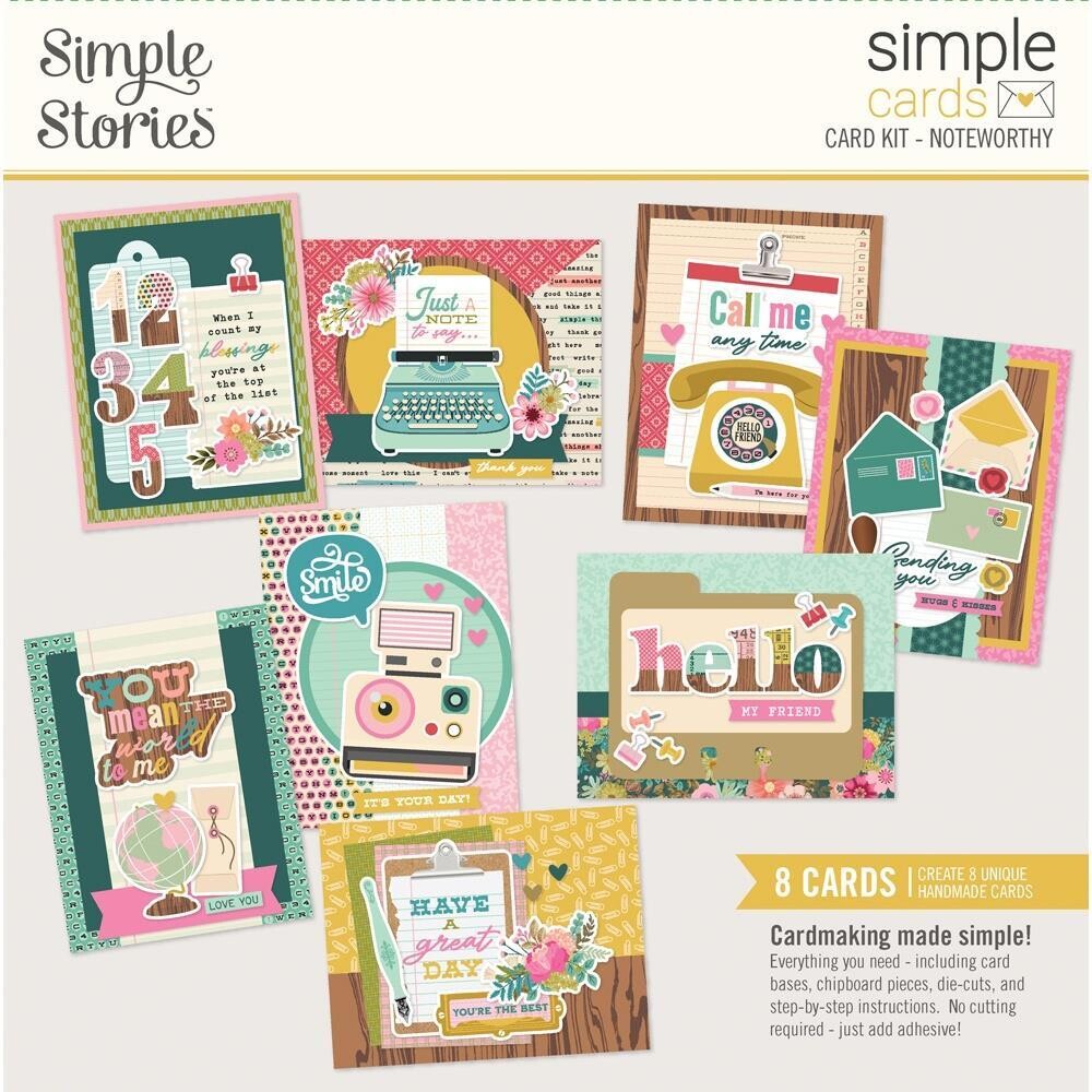 Simple Stories - Noteworthy Collection - Card Kit - NTW21331 - 8 cards