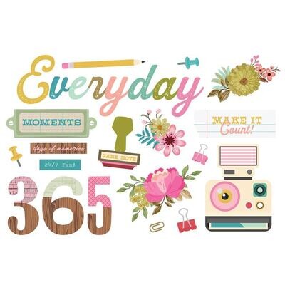 Simple Stories - Noteworthy Collection - Page Pieces - NTW21330 - 17 pcs