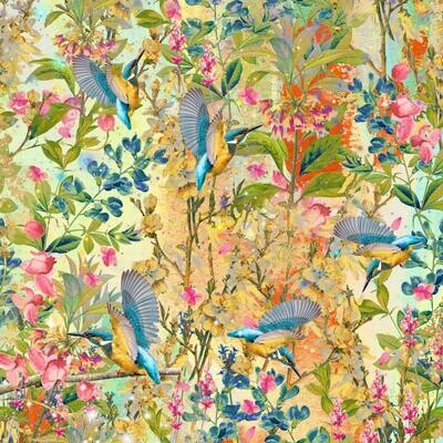 Crafters Companion - Nature's Garden - Kingfisher Collection - 12 x 12 Paper Pad - GFKPAD12