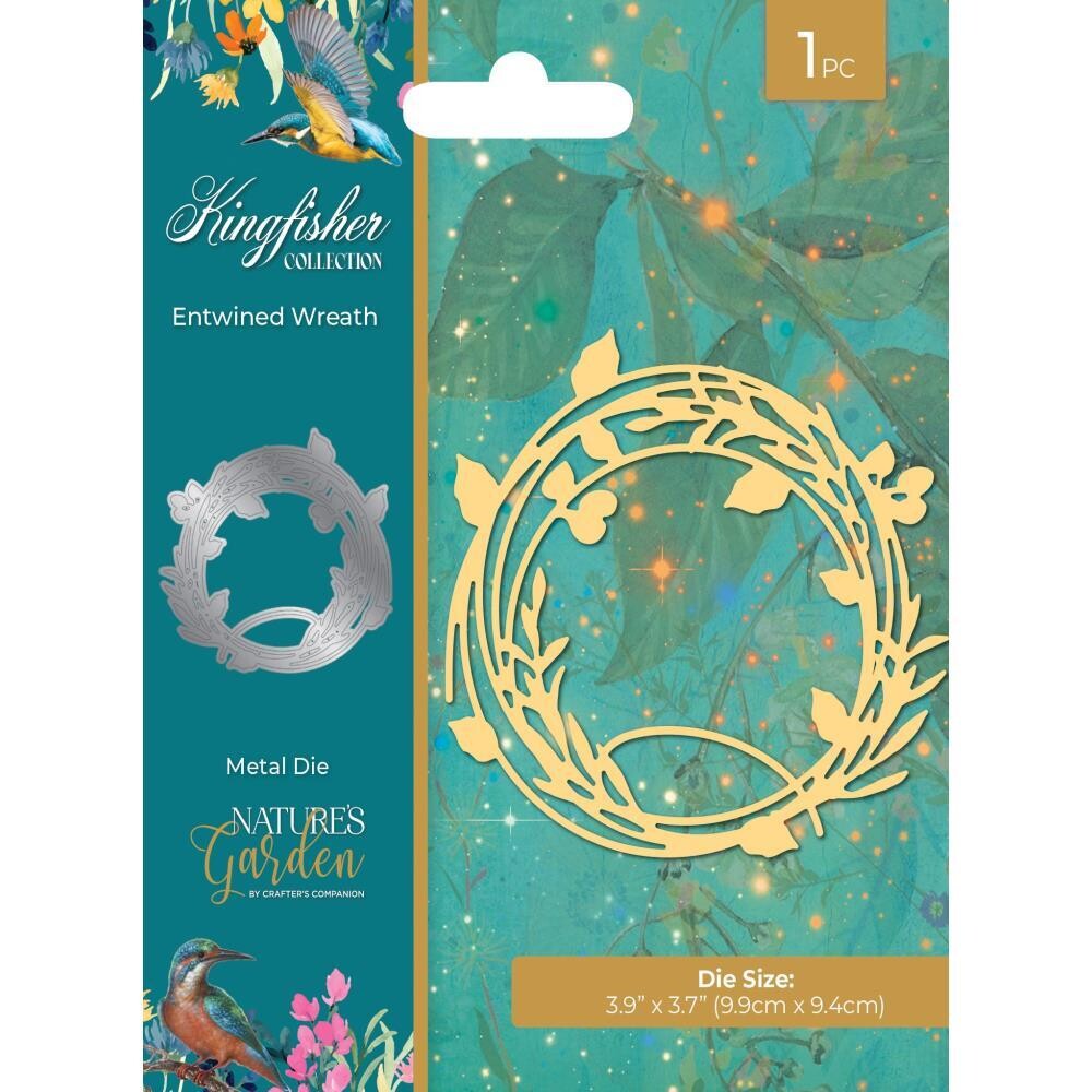 Crafters Companion - Nature&#39;s Garden - Kingfisher Collection - Entwined Die - KFKDENWR