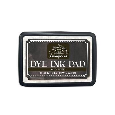 Stamperia - Create Happiness Collection - Dye Ink Pad - Black Shadow - WKP01