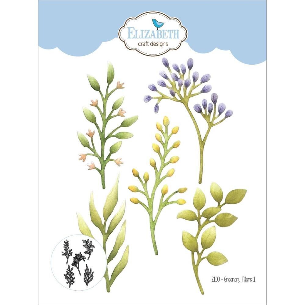 Elizabeth Craft Designs - Die - Greenery - EC2100 - 5pcs