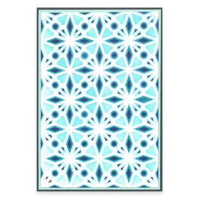 Sizzix - Layered Stencil - A6 - Geo Crystals - 666530 - 4 pcs