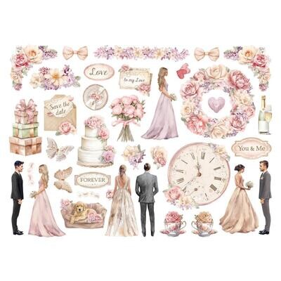 Stamperia - Romantic Series - Romance Forever Collection - Ceremony Edition - Die Cuts -DFLDC89