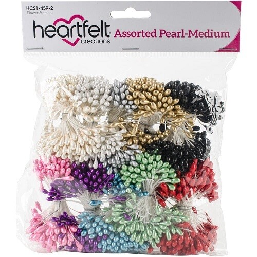 Heartfelt Creations - Stamens  - Assorted Pearl - Medium - HCS1-459-2 - 144 pcs