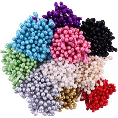Heartfelt Creations - Stamens  - Assorted Pearl - Medium - HCS1-459-2 - 144 pcs