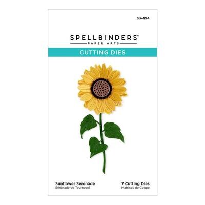 Spellbinders Paper Arts - Die - Sunflower Serenade - S3-494 - 7 pcs