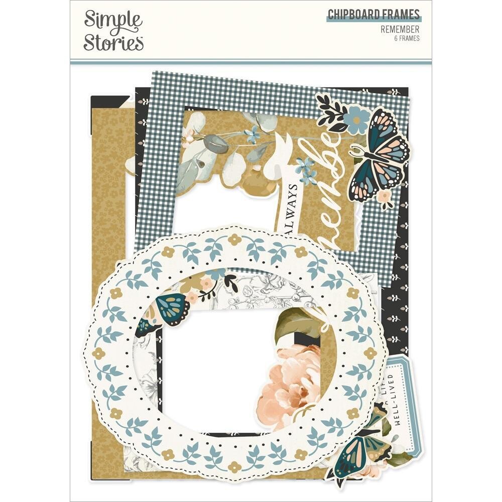 Simple Stories - Remember Collection - Chipboard Frames - REM21525 - 6
pcs