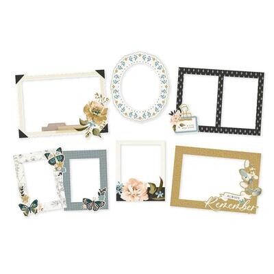 Simple Stories - Remember Collection - Chipboard Frames - REM21525 - 6
pcs