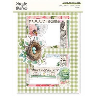 Simple Stories - Simple Vintage Spring Garden Collection - Chipboard Frames - SGD21729 - 6pcs