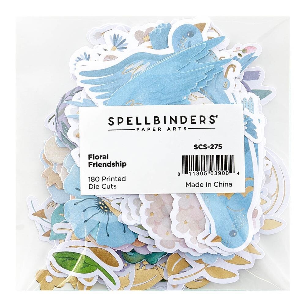 Spellbinders Paper Arts - Floral Die Cuts - SCS-275 - 180pcs