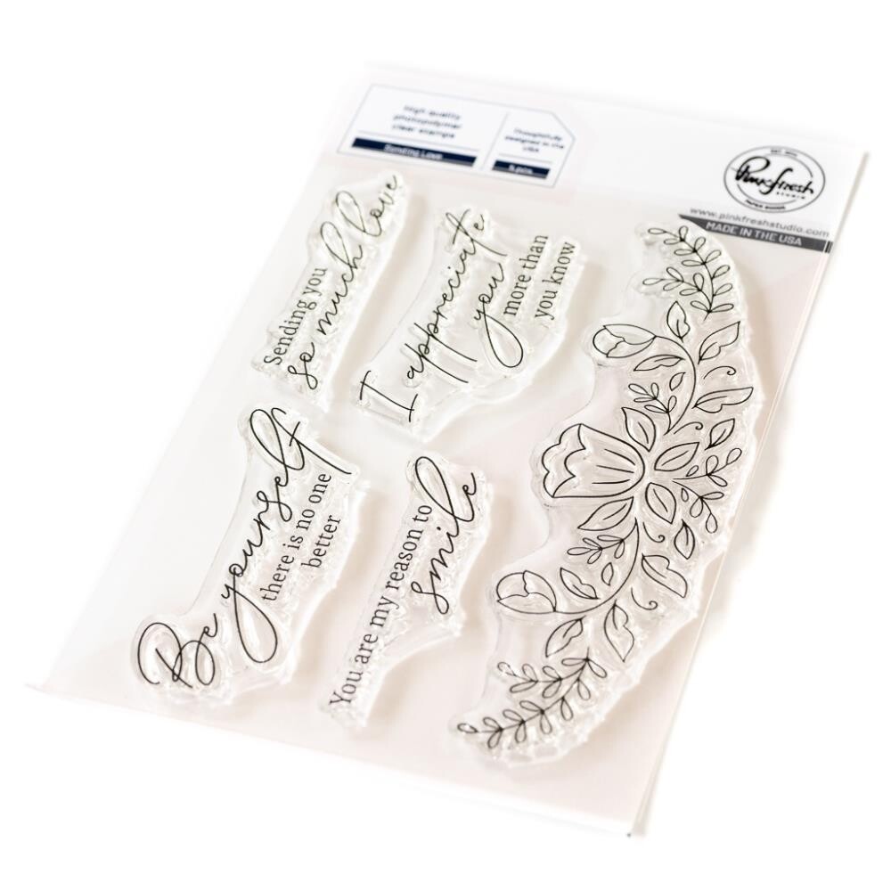 PinkFresh Studio - Sending Love - Clear Polymer Stamp - 4&quot; x 6&quot; - 226224
