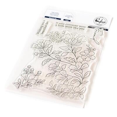 PinkFresh Studio -  Beautiful Day - Clear Polymer Stamp - 4&quot; x 6&quot; - 226624