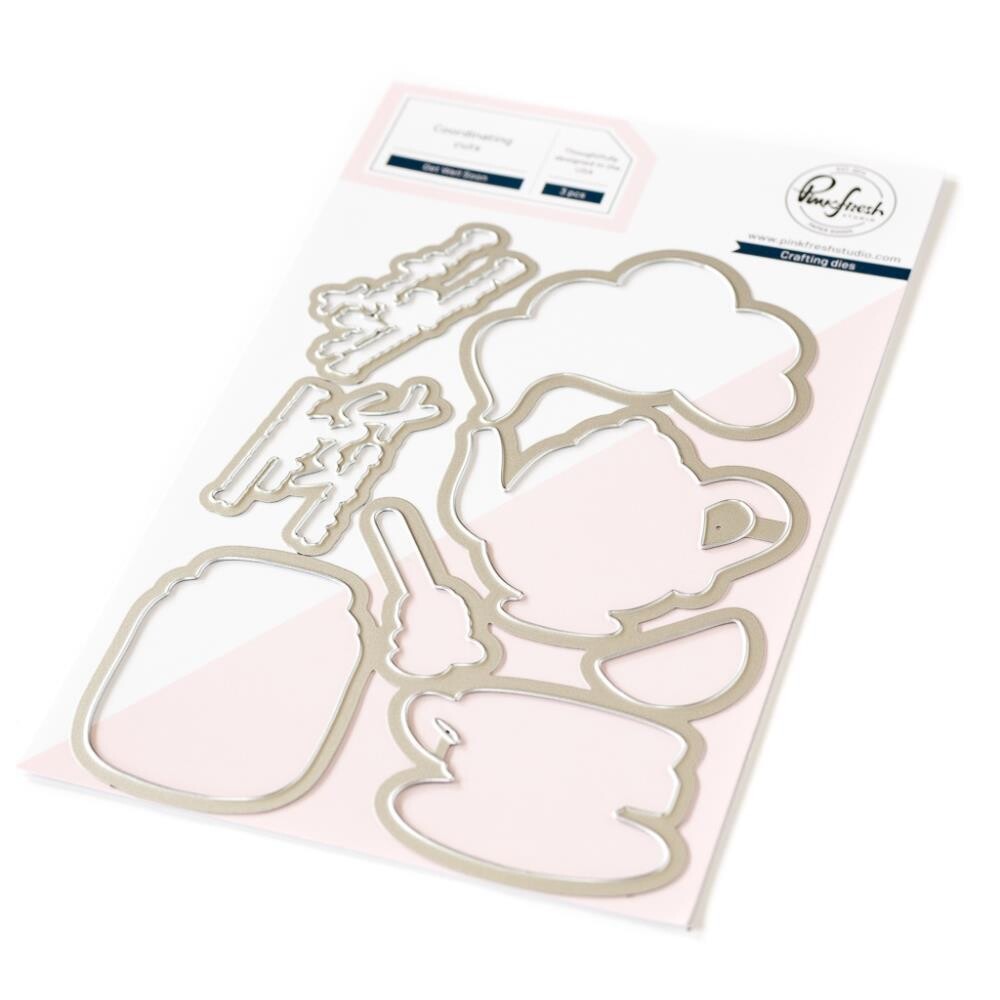 PinkFresh Studio - Get Well Soon - Die Set - 227724 - 4 pcs