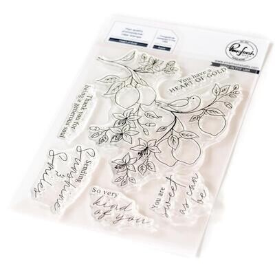 PinkFresh Studio - Heart Of Gold - Clear Polymer Stamp - 4&quot; x 6&quot; - 227024