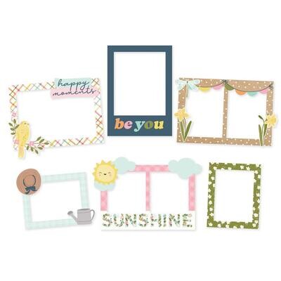 Simple Stories - Fresh Air Collection - Chipboard Frames - FRA21623 - 6pcs
