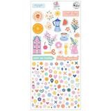 PinkFresh Studio - The Simple Things Collection - Puffy Stickers -225924 - 11pcs