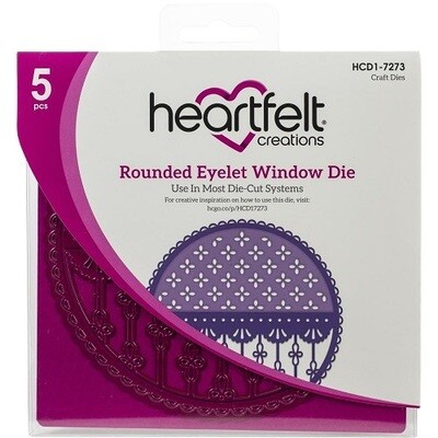 Heartfelt Creations - Rounded Eyelet Window - Die Set - HCD1-7273 - 5 pcs