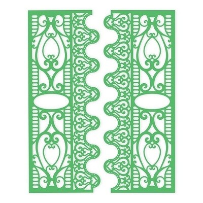 Heartfelt Creations - Classic Companion Border - Die Set - HCD2-7400 - 3 pcs