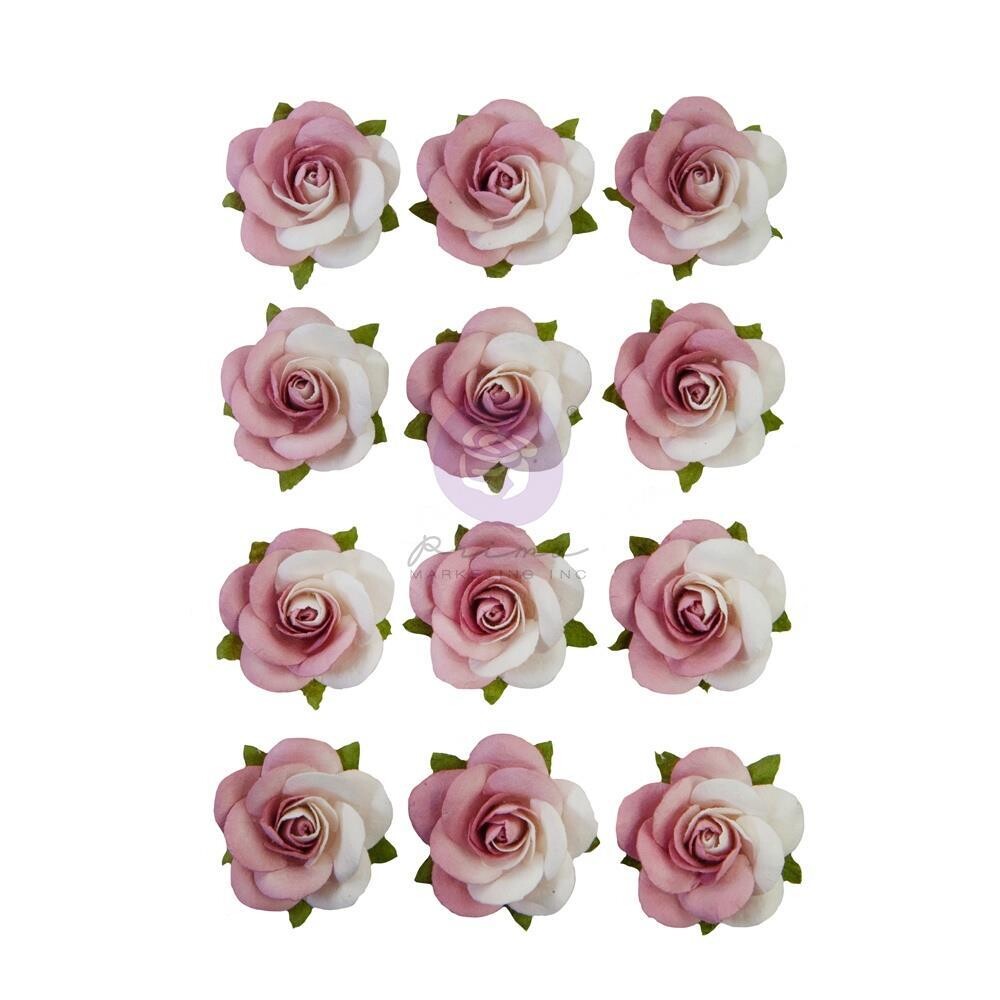 Prima Marketing - Mulberry Paper Flowers - Farm Sweet Farm Collection - Flower Fields - 658373 - 12 pcs