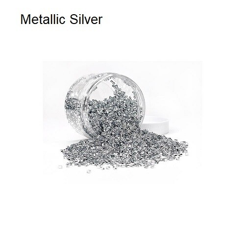 Picket Fence Studios - Shaker Garnish - Metallic Silver - 4oz (110grams) - SG-103