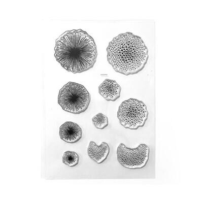 Elizabeth Craft Designs - Stamp Set - Flower Centres - CS330 - 10 pcs