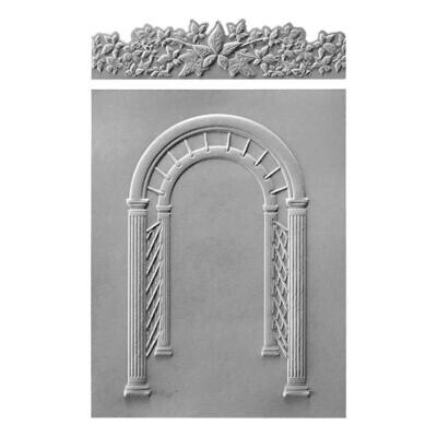 Spellbinders Paper Arts - 3D Embossing & Die Set - Through The  Arbor Garden Collection - Arbor & Ivy - E3D077 - 2 pcs