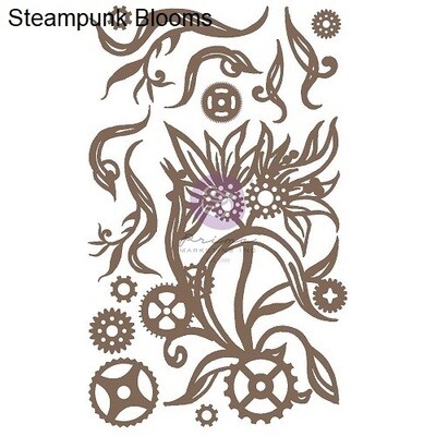 Prima Marketing - Chipboard - Steampunk Blooms - 968922 - 14 pcs