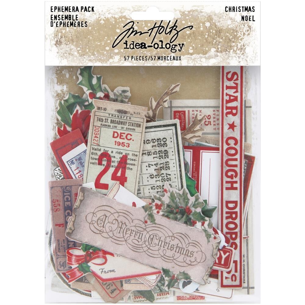 Tim Holtz - idea-ology - Christmas Noel - TH 94086 - 57 pcs