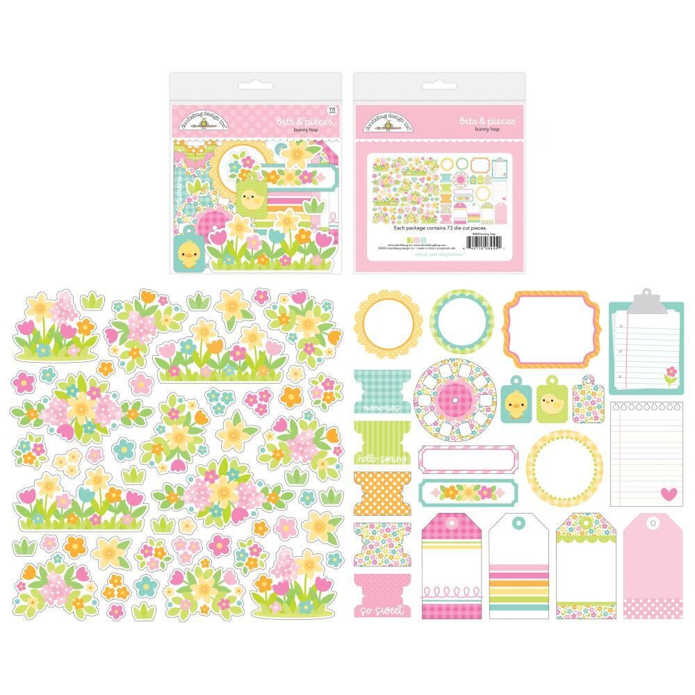 Doodlebug Designs Inc - Die Cuts - Bunny Hop - Odds &amp; Ends - DB8455