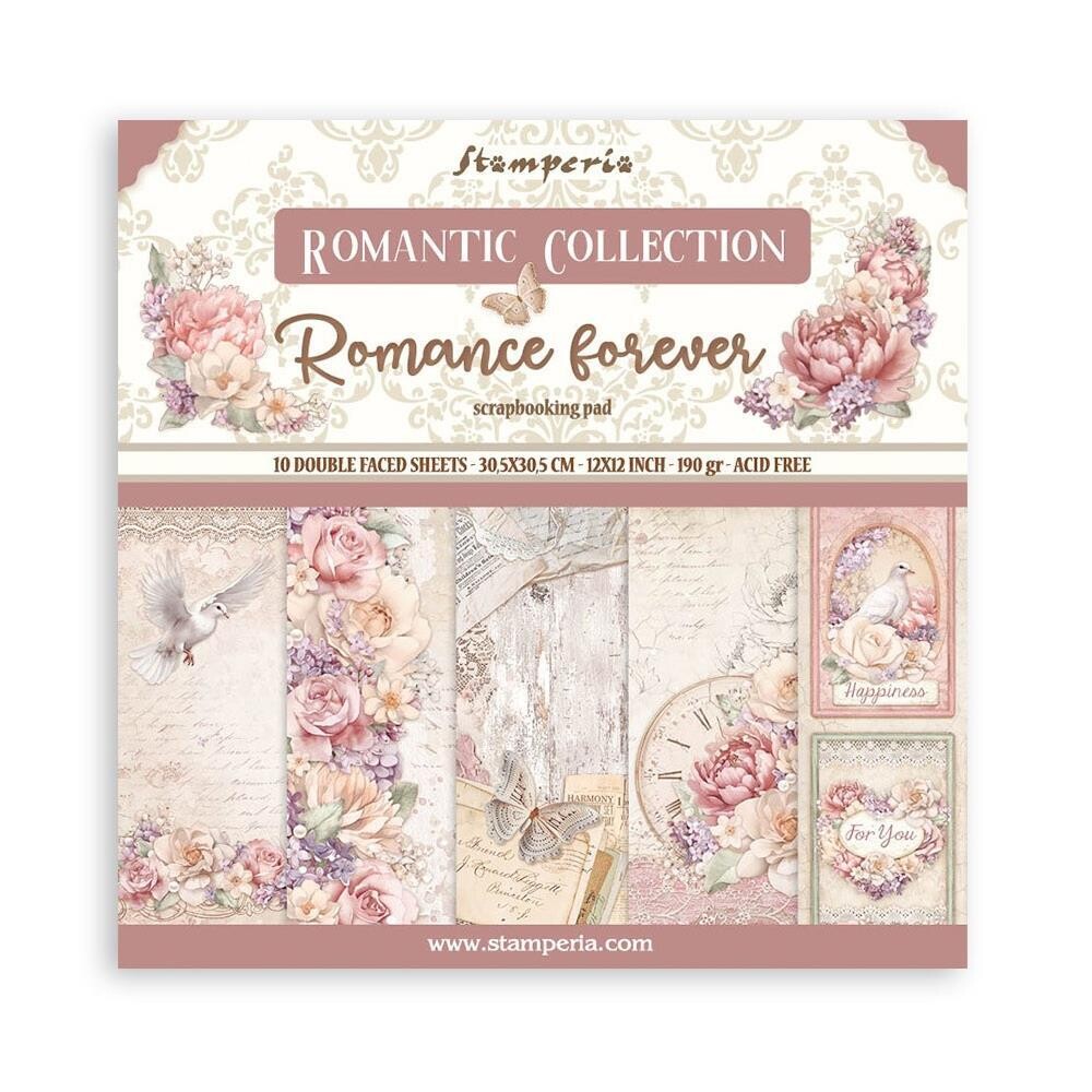 Stamperia - Romantic Collection - Romance Forever - SBBL146 - 10 Sheets